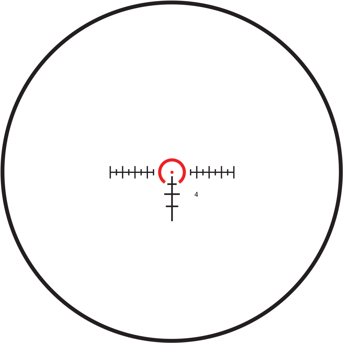 Burris Mtac Rifle Scope - Burris Xtr Ii 1 5 Reticle (800x800), Png Download