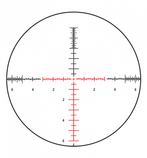 Give Me Two "rulers" Graduated In Even Mils Or Minutes - Scr Special Competition Reticle (559x600), Png Download