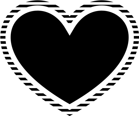 Heart - Lovely (500x500), Png Download