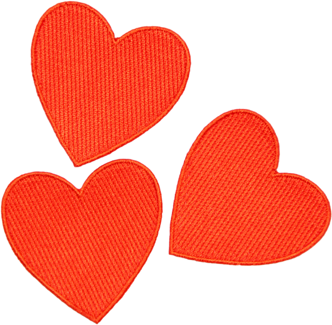 Mini Rodini Embroidery Patch Heart - Heart Patch Png (960x720), Png Download