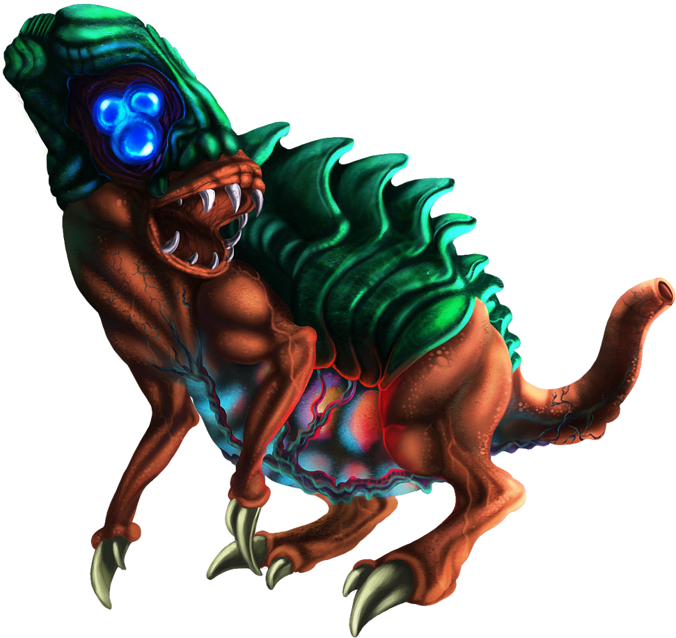 Zeta Metroid - Samus Returns Zeta Metroid (1007x945), Png Download