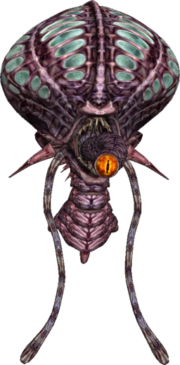 Metroid Other M Phantoon Highpoly - Phantoon Metroid Png (256x517), Png Download