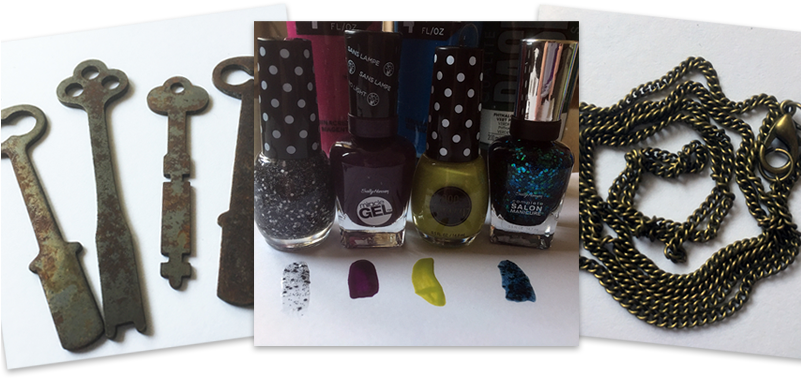 Diy Skeleton Key Necklace - Necklace (800x400), Png Download