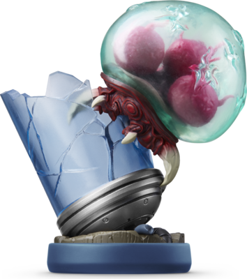 Metroid Amiibo Figure - Metroid Amiibo (354x400), Png Download