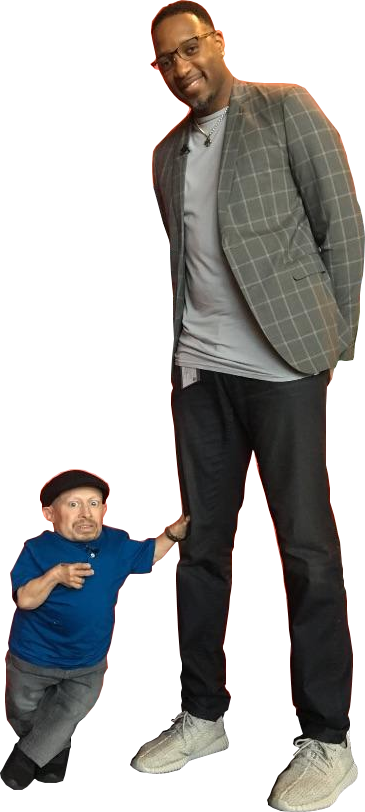 Verne Troyer And Tracy Mcgrady - Backpack (365x812), Png Download