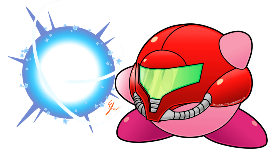 Kirby Smash Abilities Samus By Efraimrdz On - Kirby Samus (1024x696), Png Download