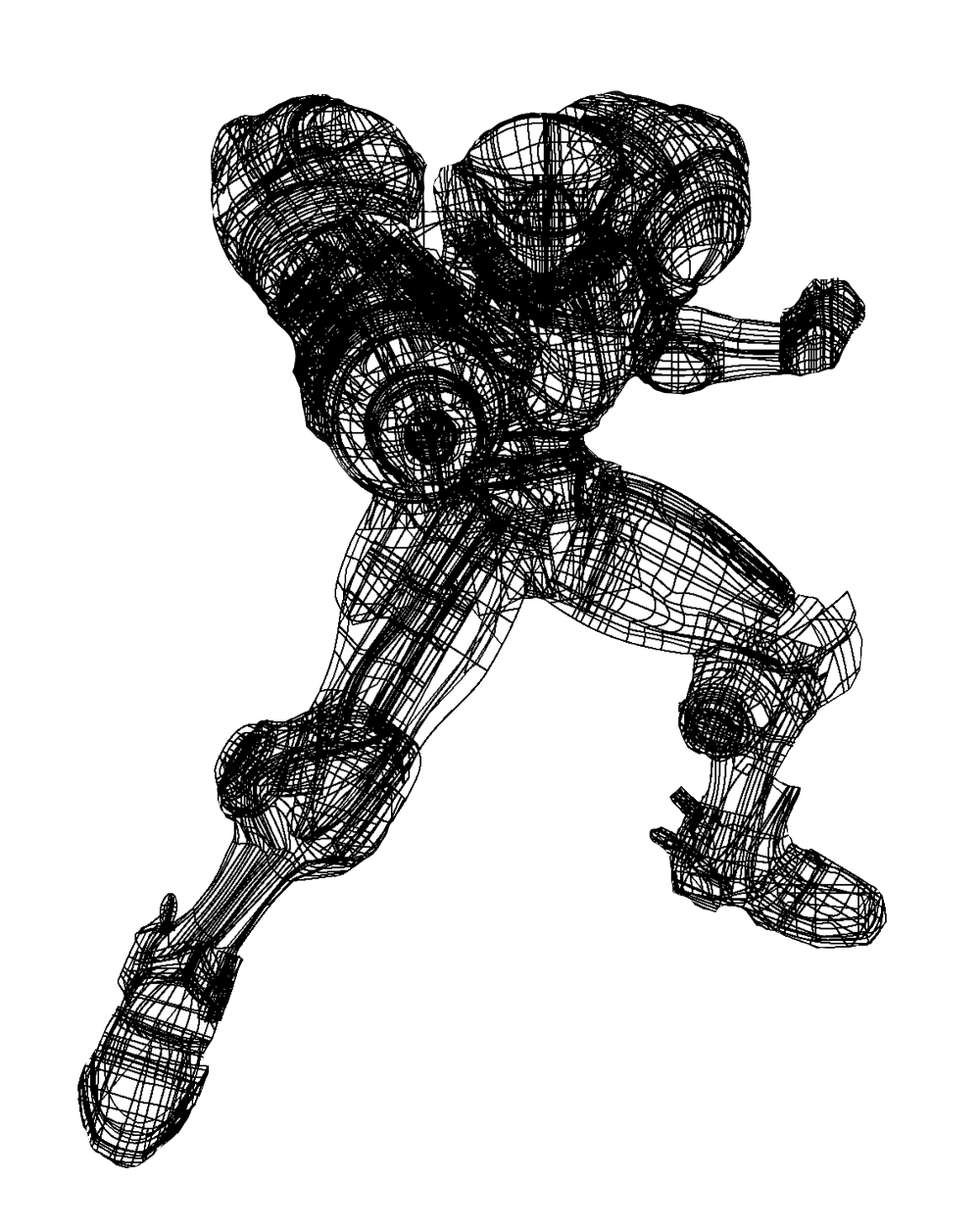 Sford Samusmeshv6wires Copy (1000x1256), Png Download