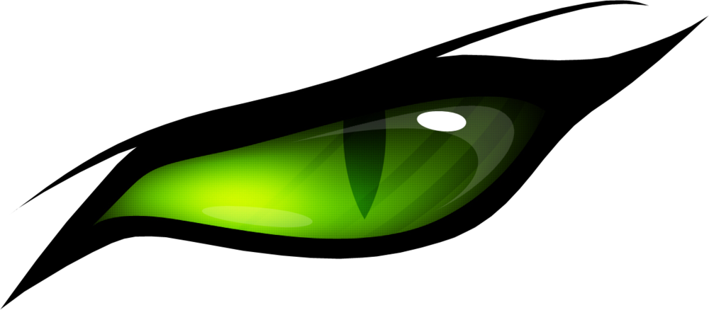 Eye Psd Official Psds - Png Of Cat Eyes (1000x438), Png Download