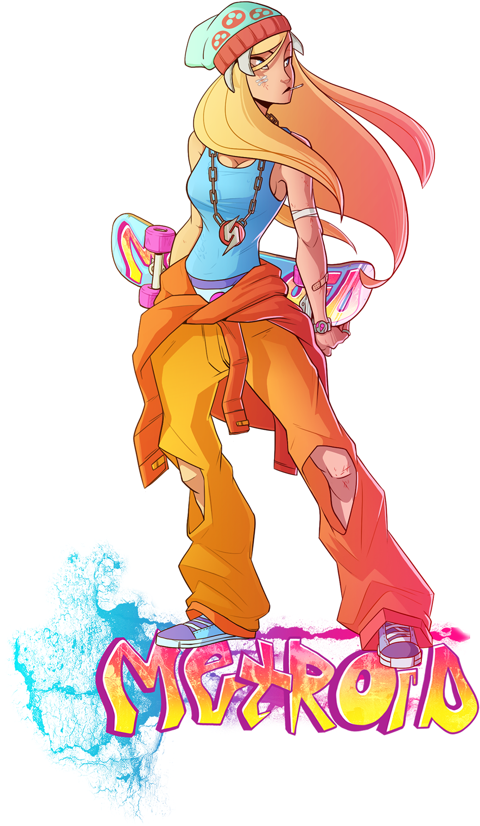 Skater Samus By Causeimdanjones-d68c8rn - Samus Aran (1000x1703), Png Download