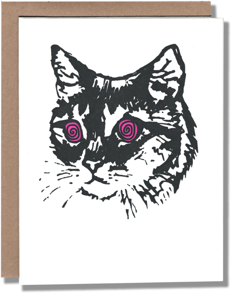 Orange Kitty Cat Head Tile Coaster (500x633), Png Download