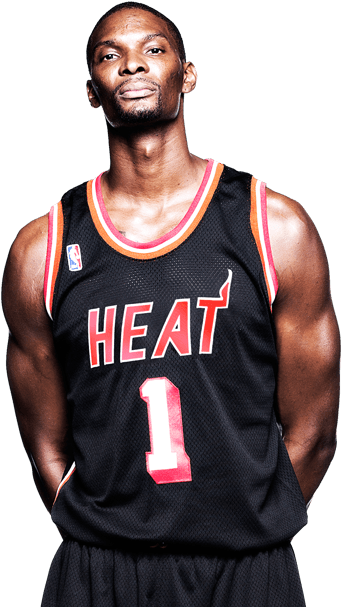 Chris Bosh - Miami Heat (475x624), Png Download