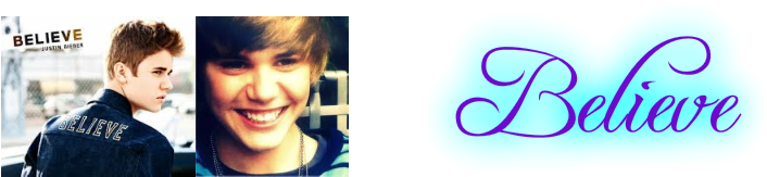 Believe - Justin Bieber (775x234), Png Download