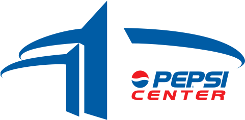 Pepsi Center Logo - Pepsi Center Denver Logo (500x256), Png Download
