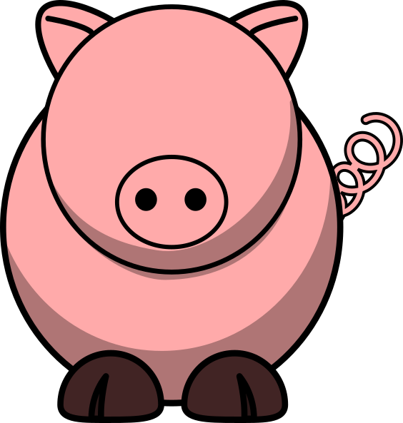 Eye Clipart Pig ~ Frames ~ Illustrations ~ Hd Images - Pig Clip Art (564x593), Png Download