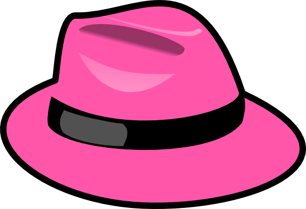 Cartoon Hat Png - Pink Hat Clipart (600x410), Png Download