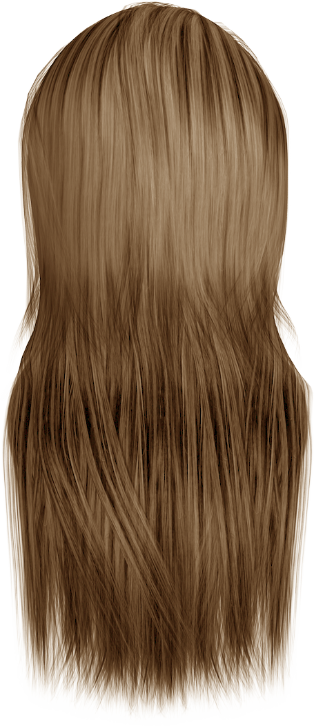 Woman Hair Png Transparent Image - Blond (455x1053), Png Download