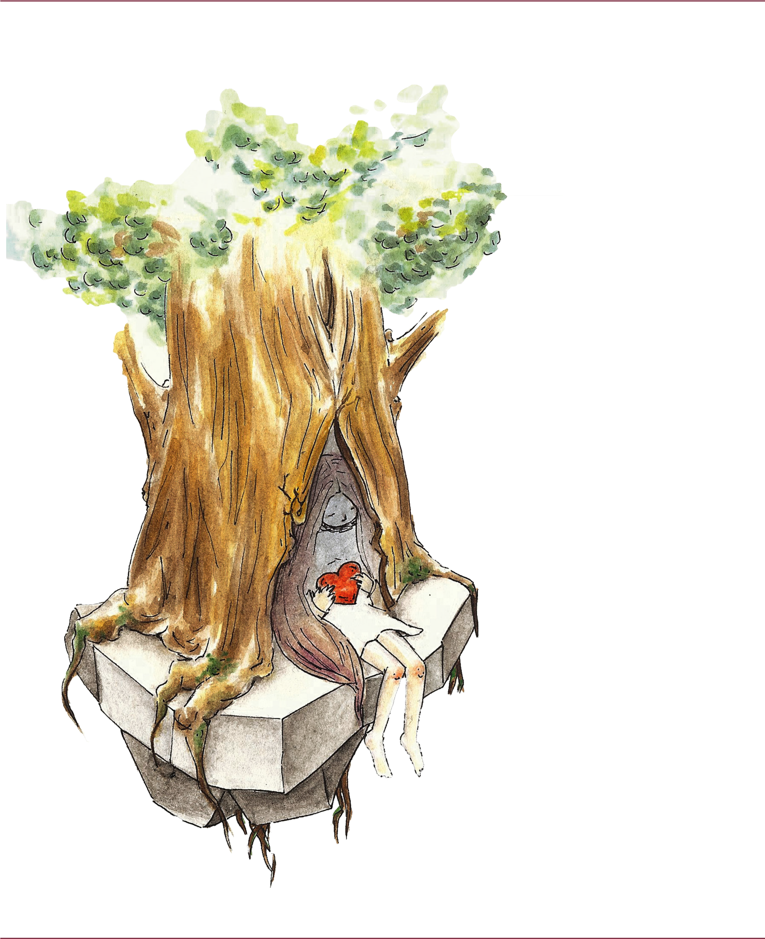 /2 On Behance - Illustration (2480x3063), Png Download