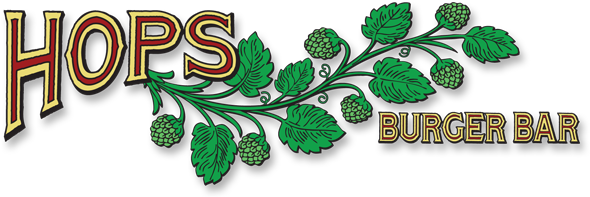 Hops Burger Bar - Hops Burger Bar Greensboro Logo (600x200), Png Download