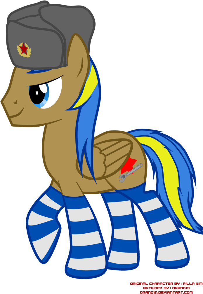 Orang111, Clothes, Hat, Oc, Oc Only, Pegasus, Pony, - Airborne Forces (774x1032), Png Download