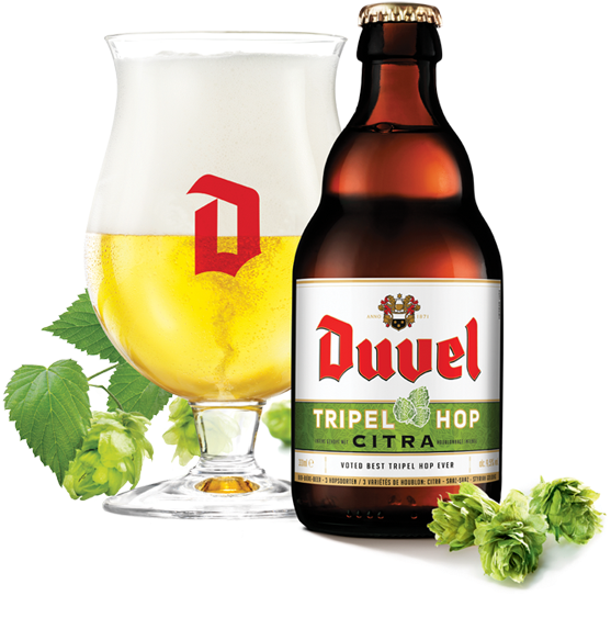 Duvel Tripel Hop Citra (557x662), Png Download