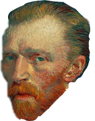 Vincent Van Gogh (318x406), Png Download