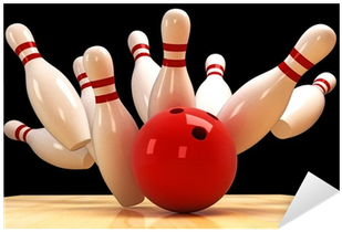 Ten Pin Bowling Party (400x400), Png Download