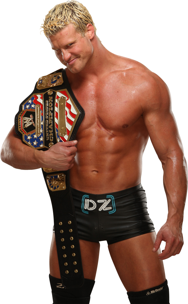 Dolph Ziggler - Dolph Ziggler United States Champion (632x1021), Png Download