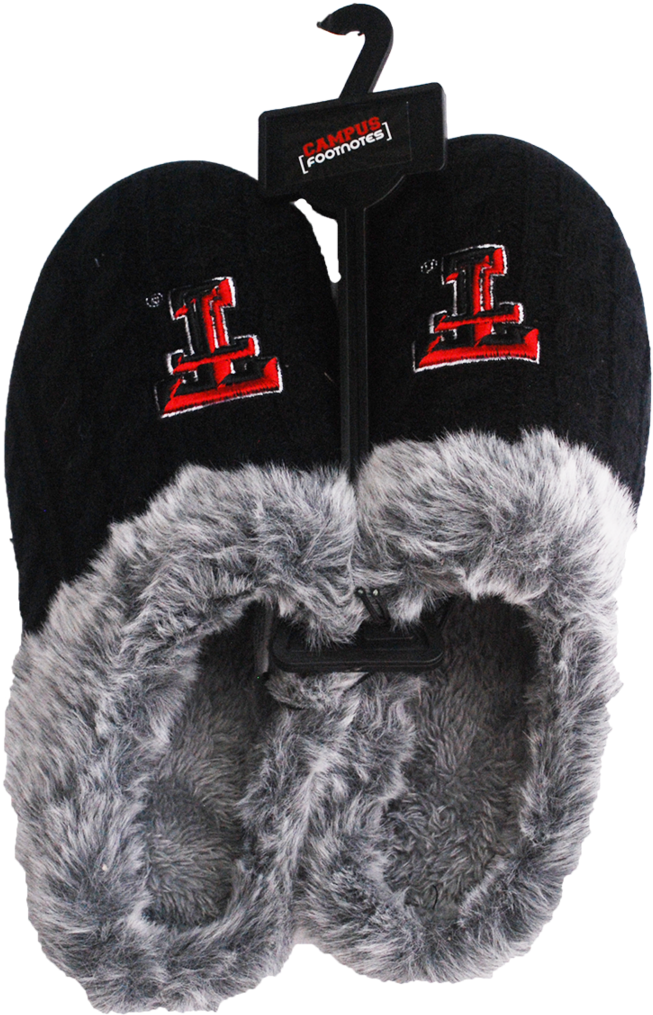 Cable Knit Fur Ladies Slipper - Slipper (1080x1080), Png Download