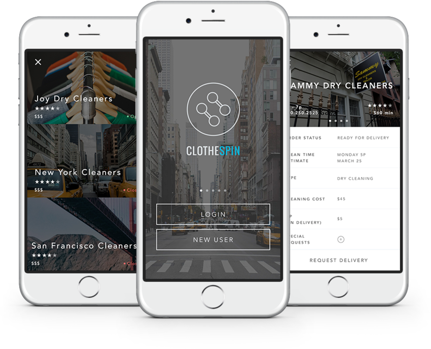 Clothespin On-demand Dry Cleaning - Navigating Life (1000x741), Png Download