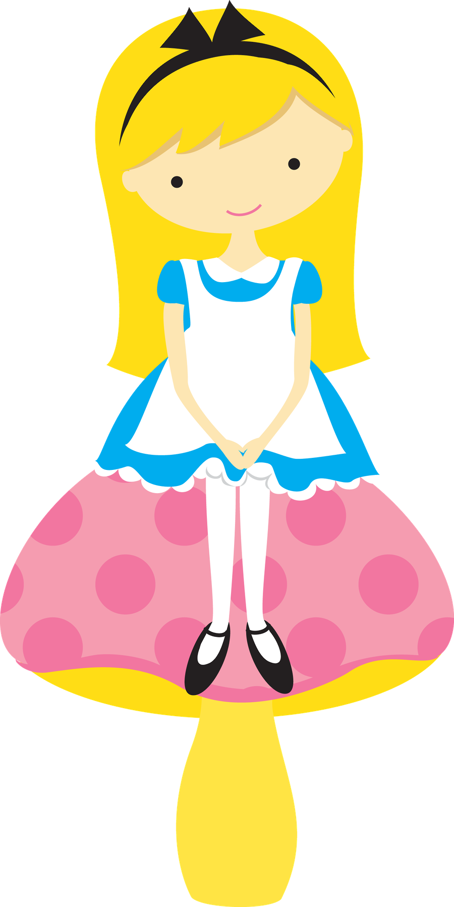 Clothespin Clipart Letter - Alice In Wonderland Clip Art (900x1797), Png Download