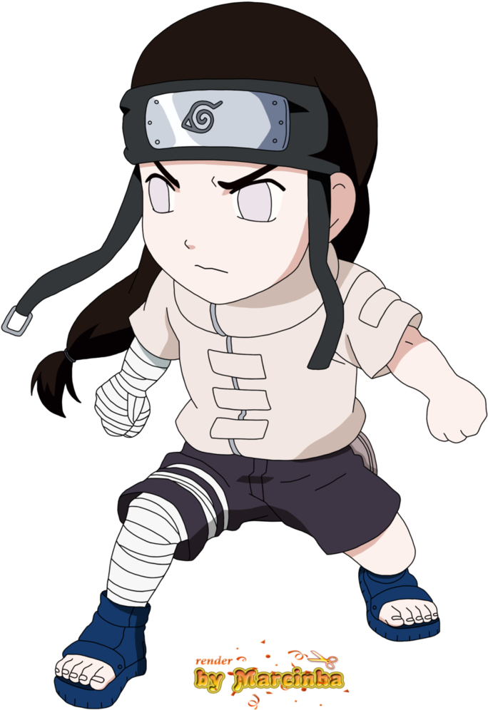 Render Chibi Neji By Marcinha20 Naruto Cute, Naruto - Naruto Shippuden Chibi Neji (755x1057), Png Download