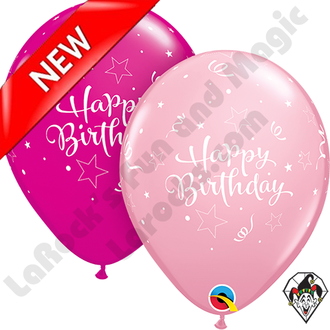 Alternative Views - - 11" Birthday Shining Star Latex Balloons In Assorted (480x480), Png Download
