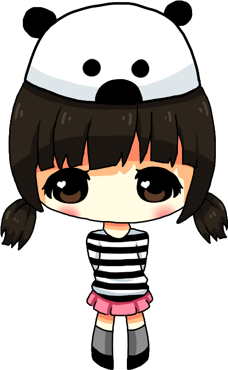 Chibi Drawing Cartoon Anime - Kawaii Chibi Chibi Girl (1000x1000), Png Download