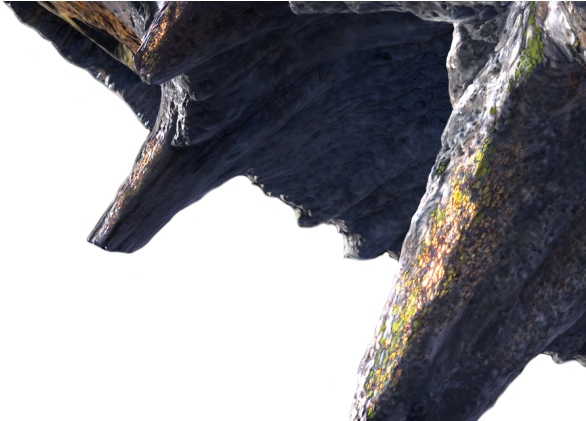 This Artist's Conception Shows A Close-up Of The Surface - Asteroid (640x420), Png Download