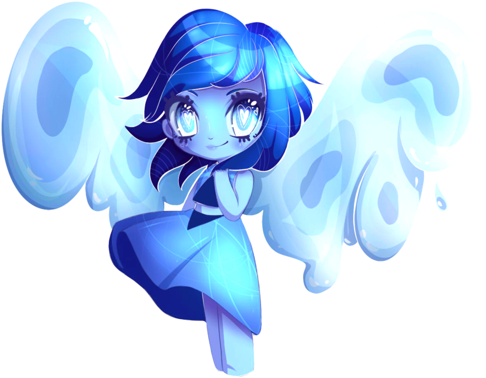 Lapis Lazuli Chibi By Bubble Crown-d8yq3j5 - Steven Universe Lapis Lazuli Chibi (1024x780), Png Download
