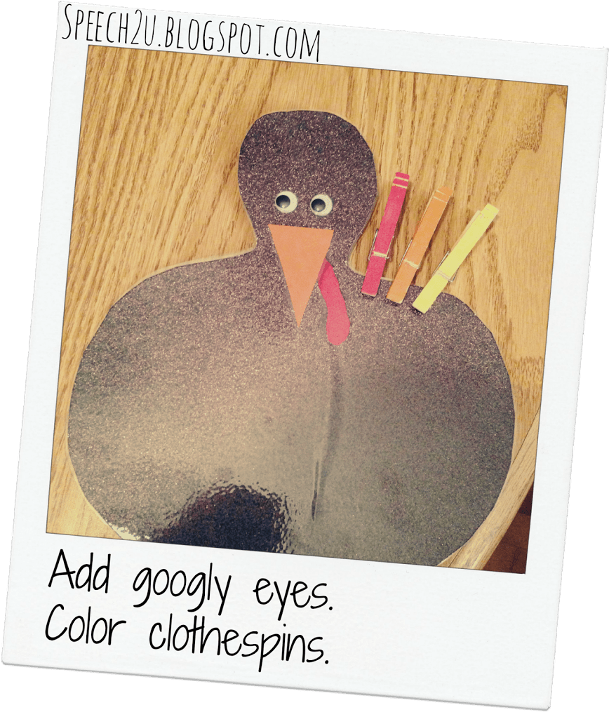 Add The Eyes And Clothespins - Creative Arts (877x1024), Png Download