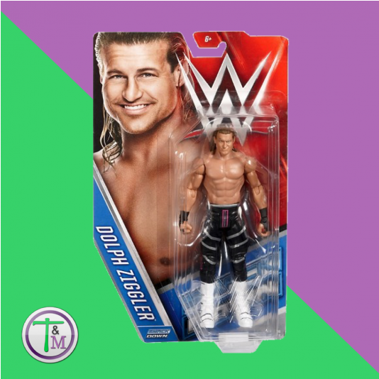 Wwe Basic Dolph Ziggler Figure (533x800), Png Download