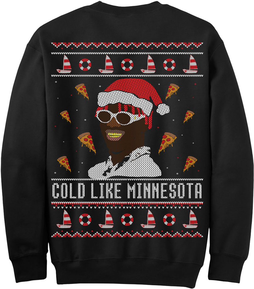 Minnesota Christmas Sweater - Lil Yachty Ugly Christmas Sweater (1024x1024), Png Download