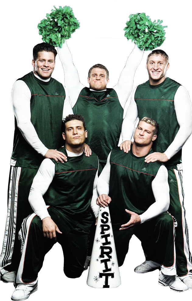 Spirit Squad - Wwe Spirit Squad (630x1024), Png Download