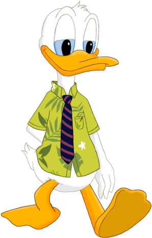 Donald Duck As Nick Wilde - Wiki (314x479), Png Download