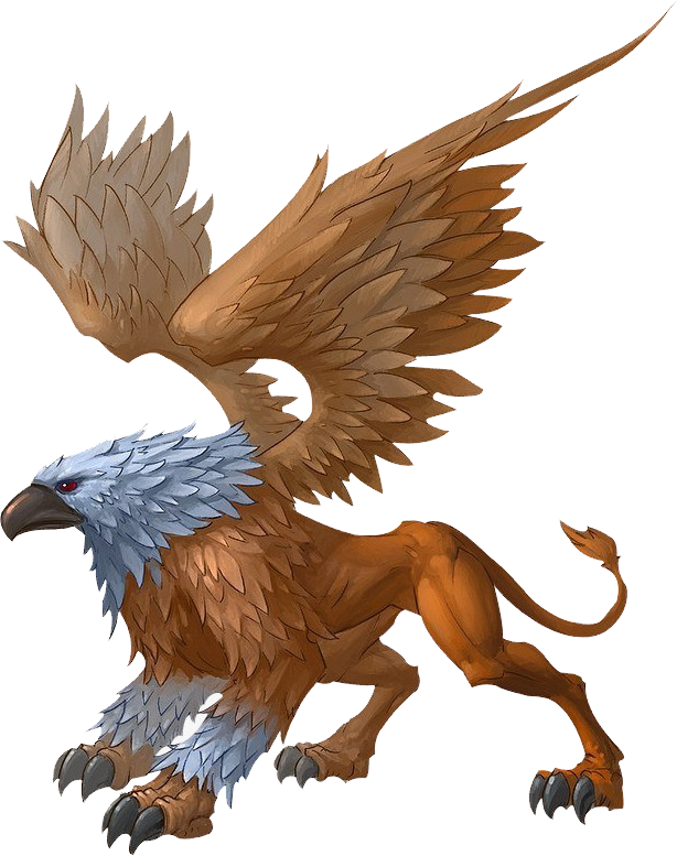 Griffin Png - Griffins Mythical Creatures (614x777), Png Download