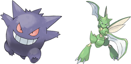 View Samegoogleiqdbsaucenao Gengar , - Pokemon Based On Real Life Animals And Plants (600x350), Png Download