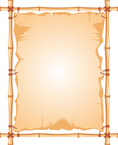 Image Result For Drawing Bamboo To Frame A Picture - Bamboo Frame Png (409x500), Png Download
