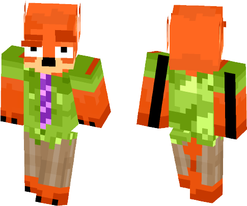 Nick Wilde - Illustration (584x497), Png Download