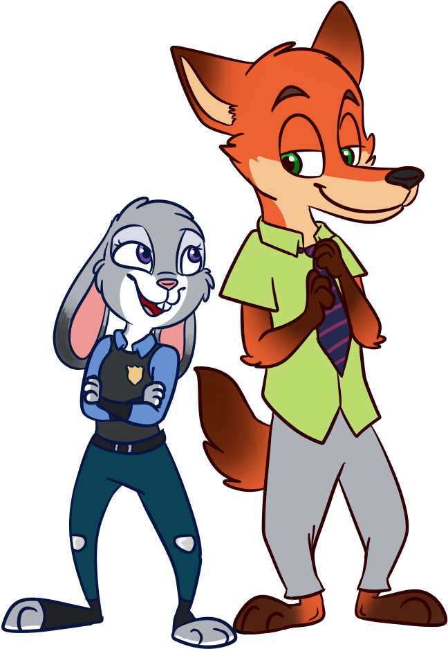 Judy Hopps And Nick Wilde - Nick Wilde (660x950), Png Download