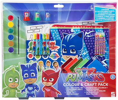 Pj Masks Sticker Pad With 6 Sheets (400x400), Png Download