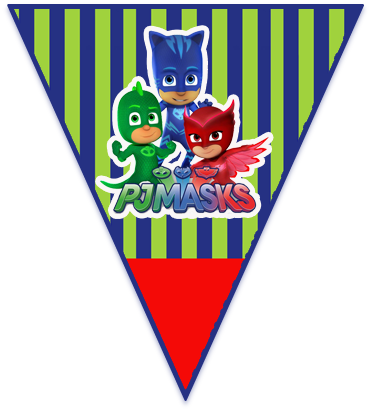 Paraguita Candy Bar Pj Mask Kit Imprimible - Unofficial P J Mask T/shirt White Xpres Short Sleeve (371x411), Png Download