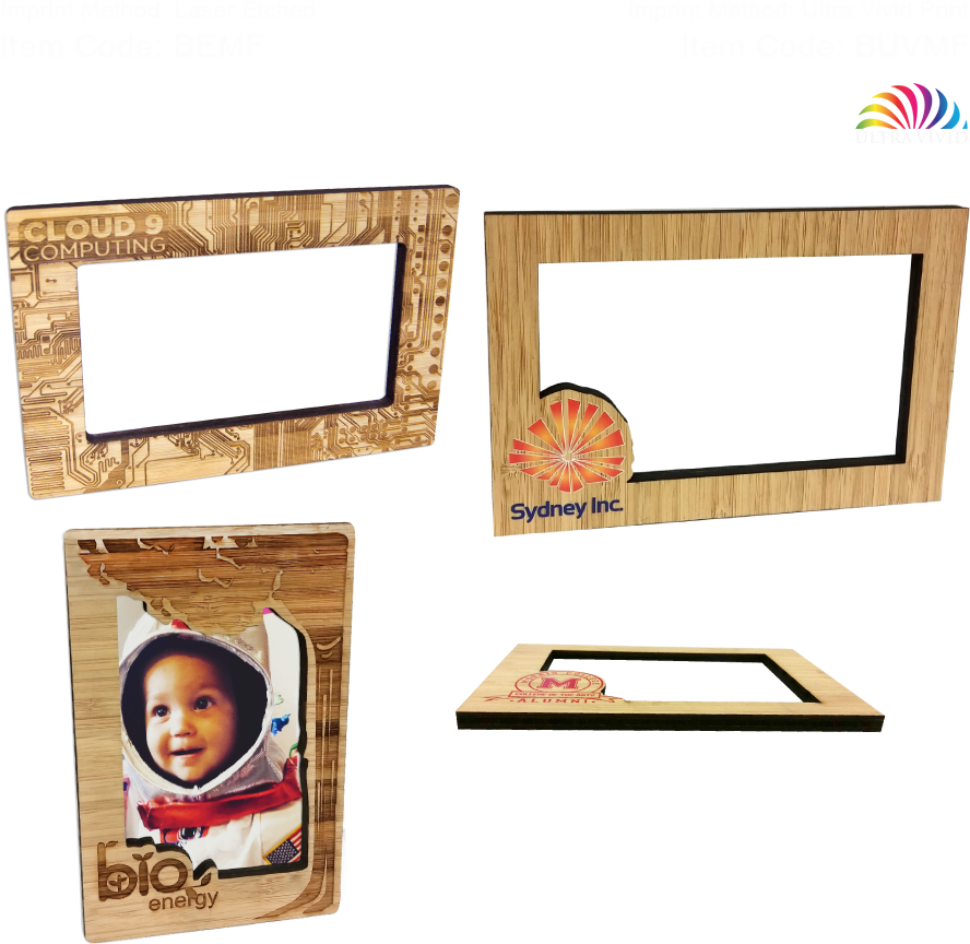 Bamboo Magnet Frames - Picture Frame (931x931), Png Download