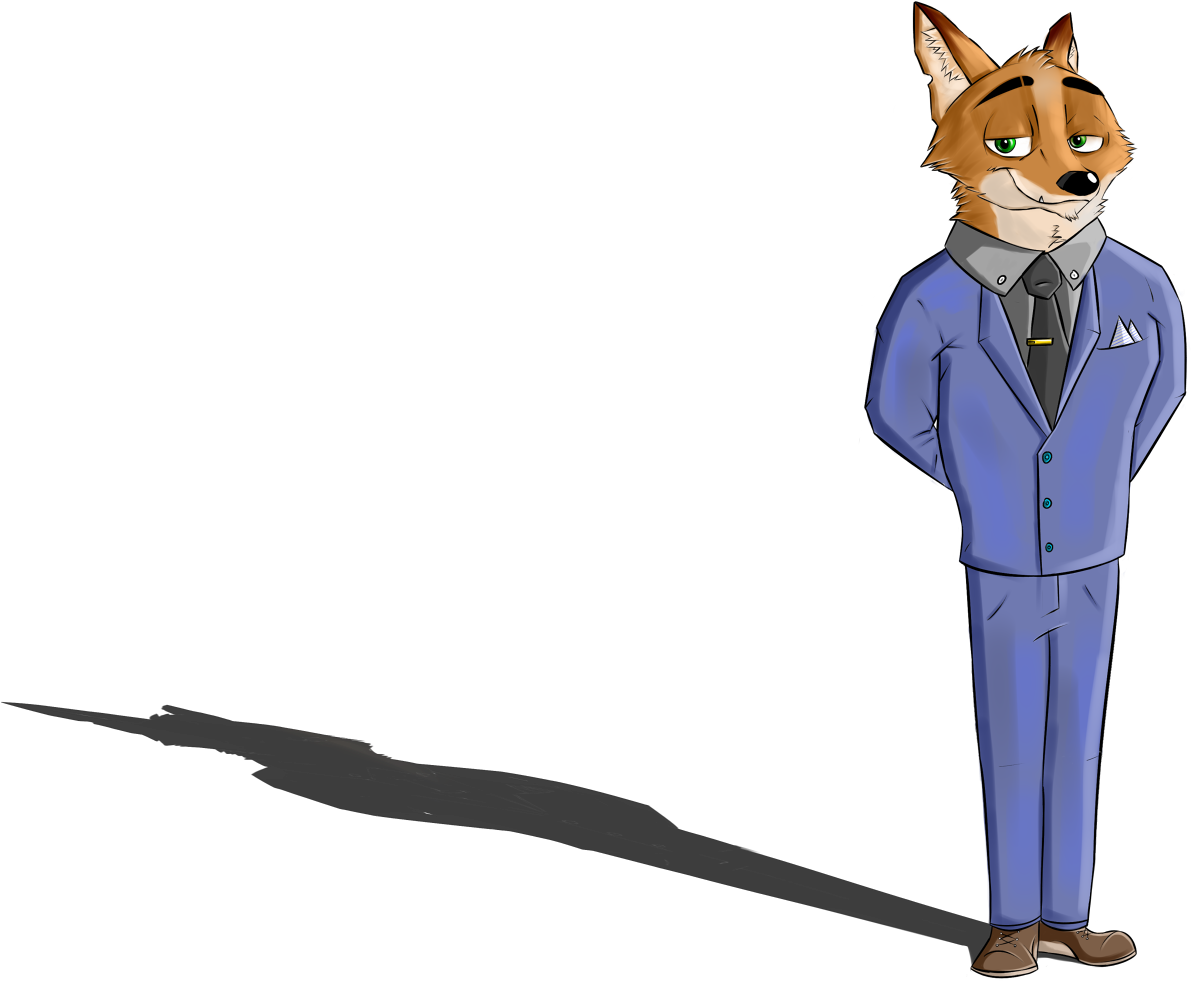 Nick Wilde - Cartoon (1200x989), Png Download