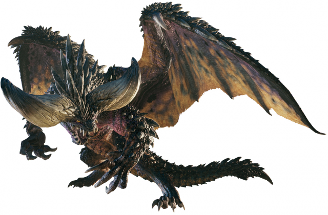 Every Monster Hunter World Monster So Far - Monster Hunter World Nergigante (640x420), Png Download